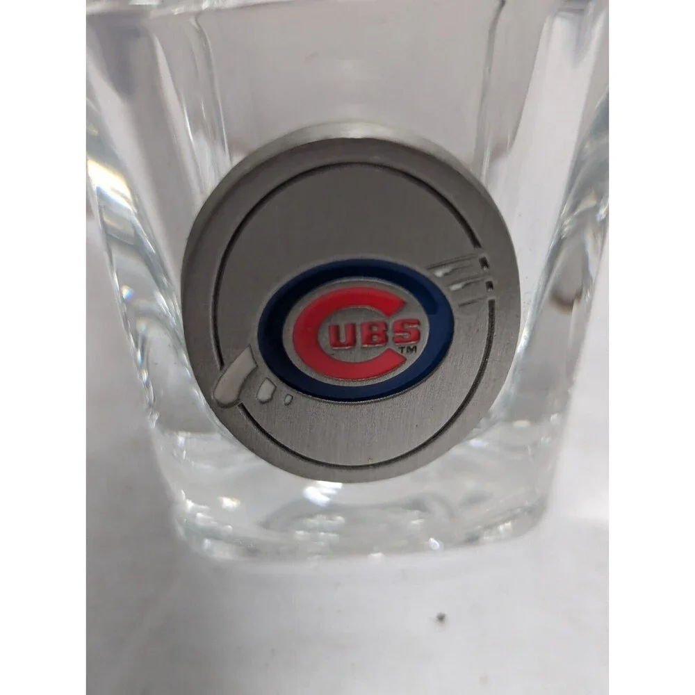 Chicago Cubs Wrigley Field Shot Glass MLB Cubbies Party Drinkware Square Shots